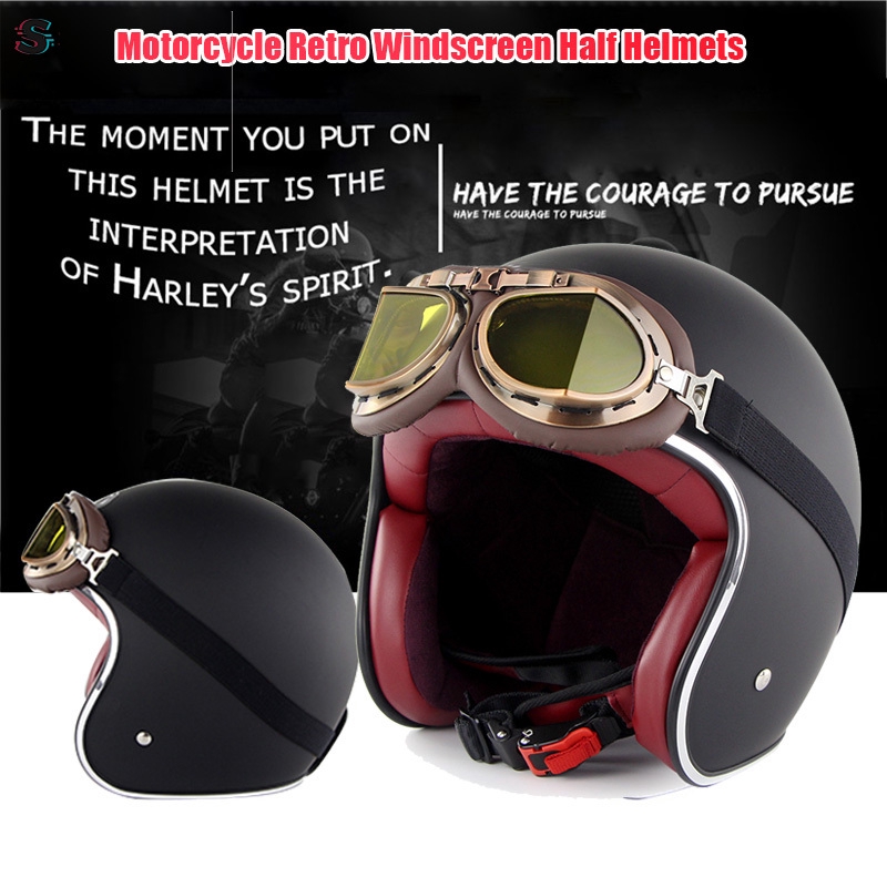 motorcycle half helmets