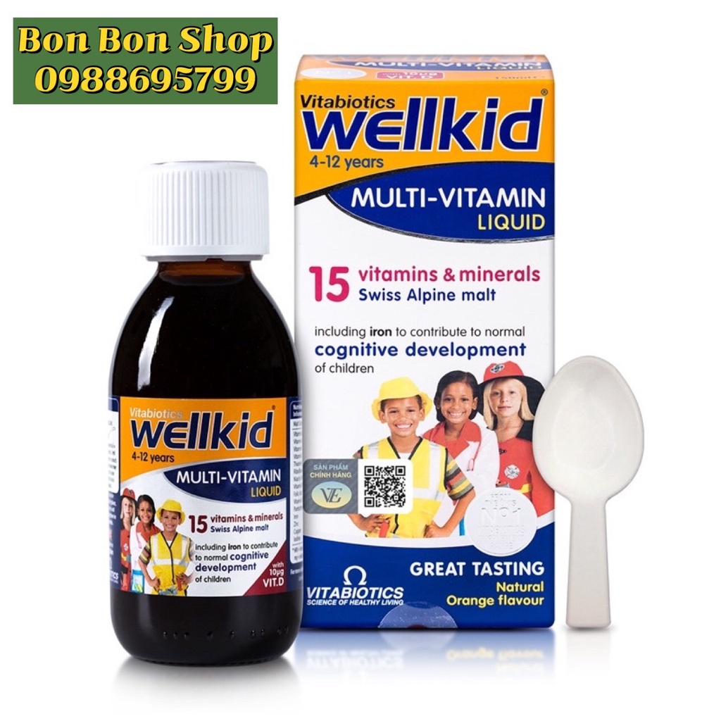 Wellbaby Synthetic Vitamins (6 Months - 4 Years Old) / Wellkid (4-12 ...