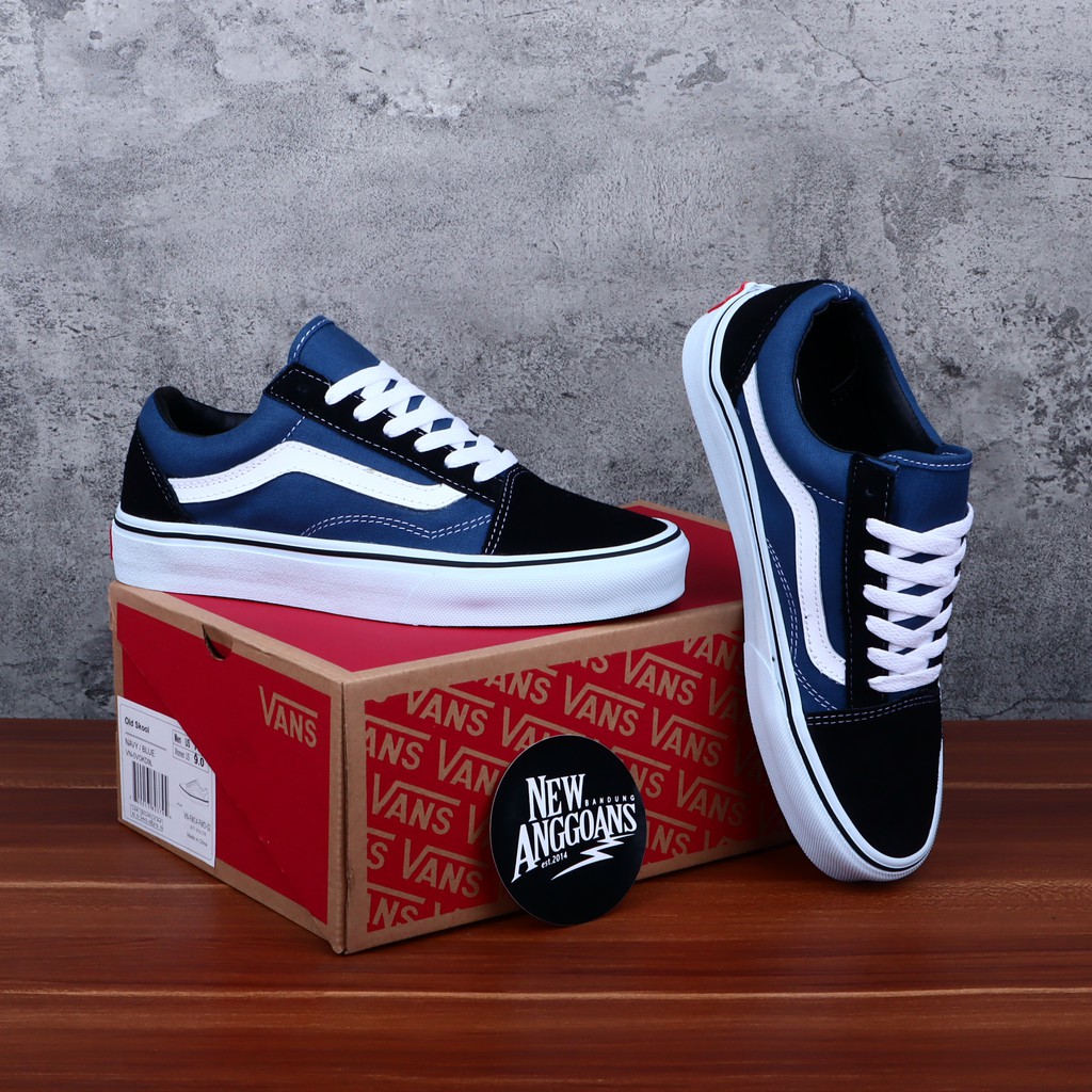 black blue vans