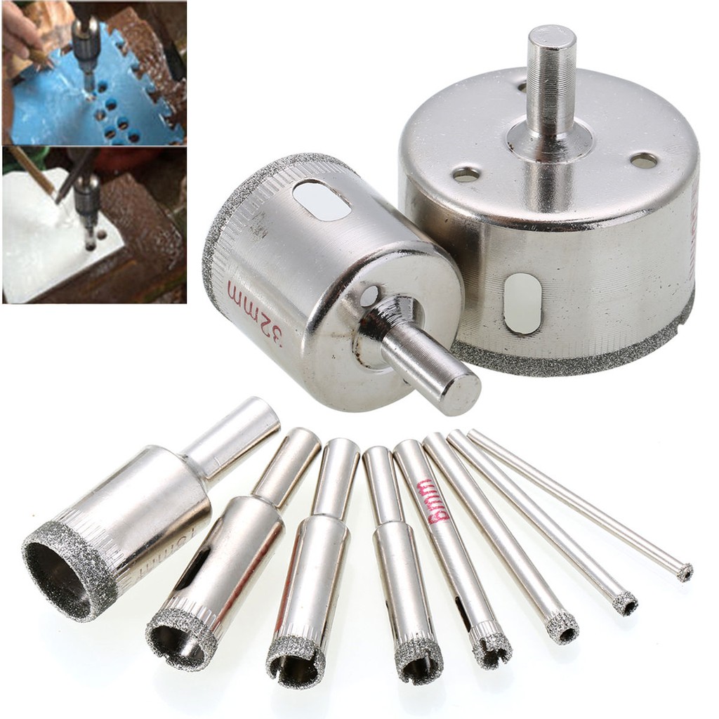 5 Pcs Diamond Hole Saw Drill Bits Set Tile Ceramic Cutter Shopee Philippines