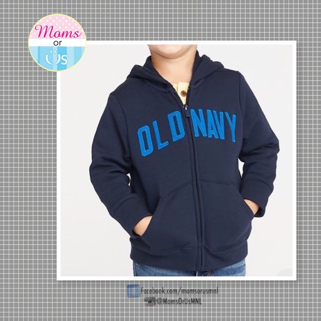 old navy blue zip hoodie