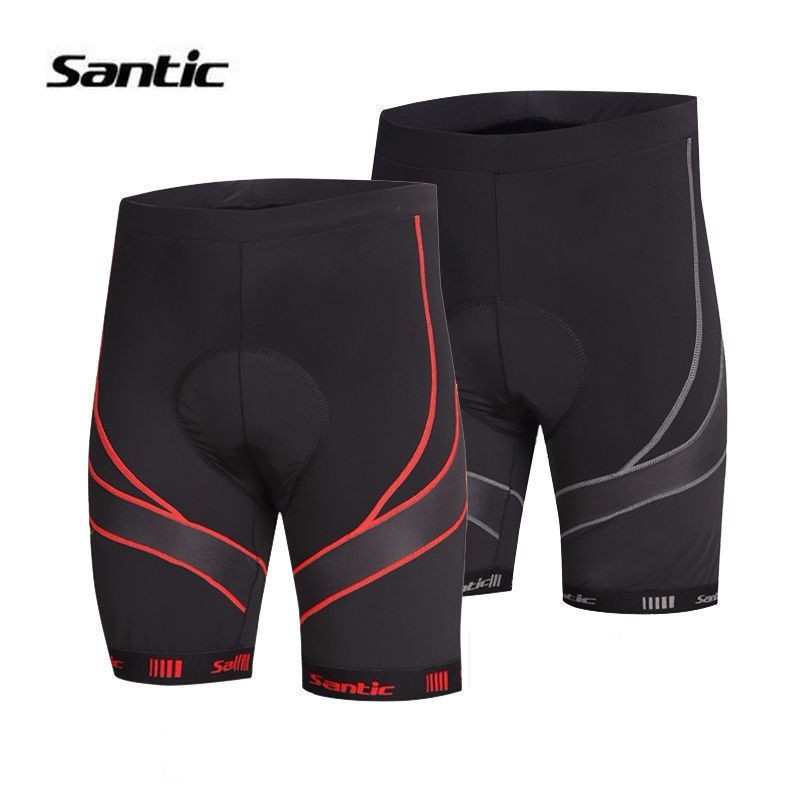 Santic Mens Cycling Underwear Gel Padded Undershorts Breathable MTB shorts 