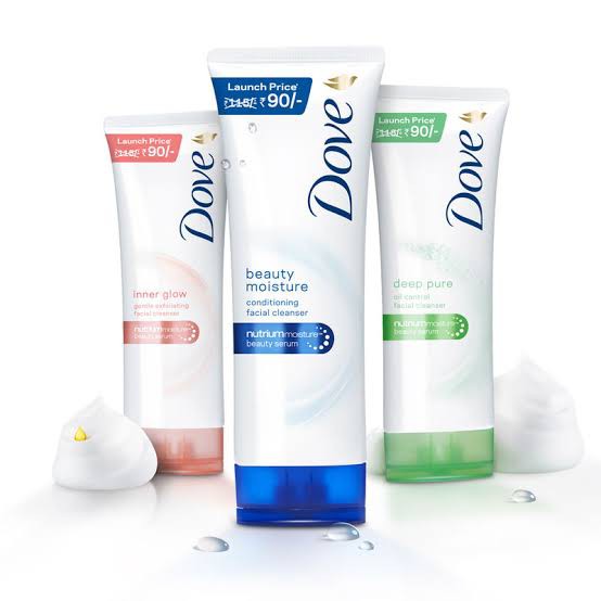 Dove Gentle Exfoliating / Oil Control Facial Cleanser 100g Shopee