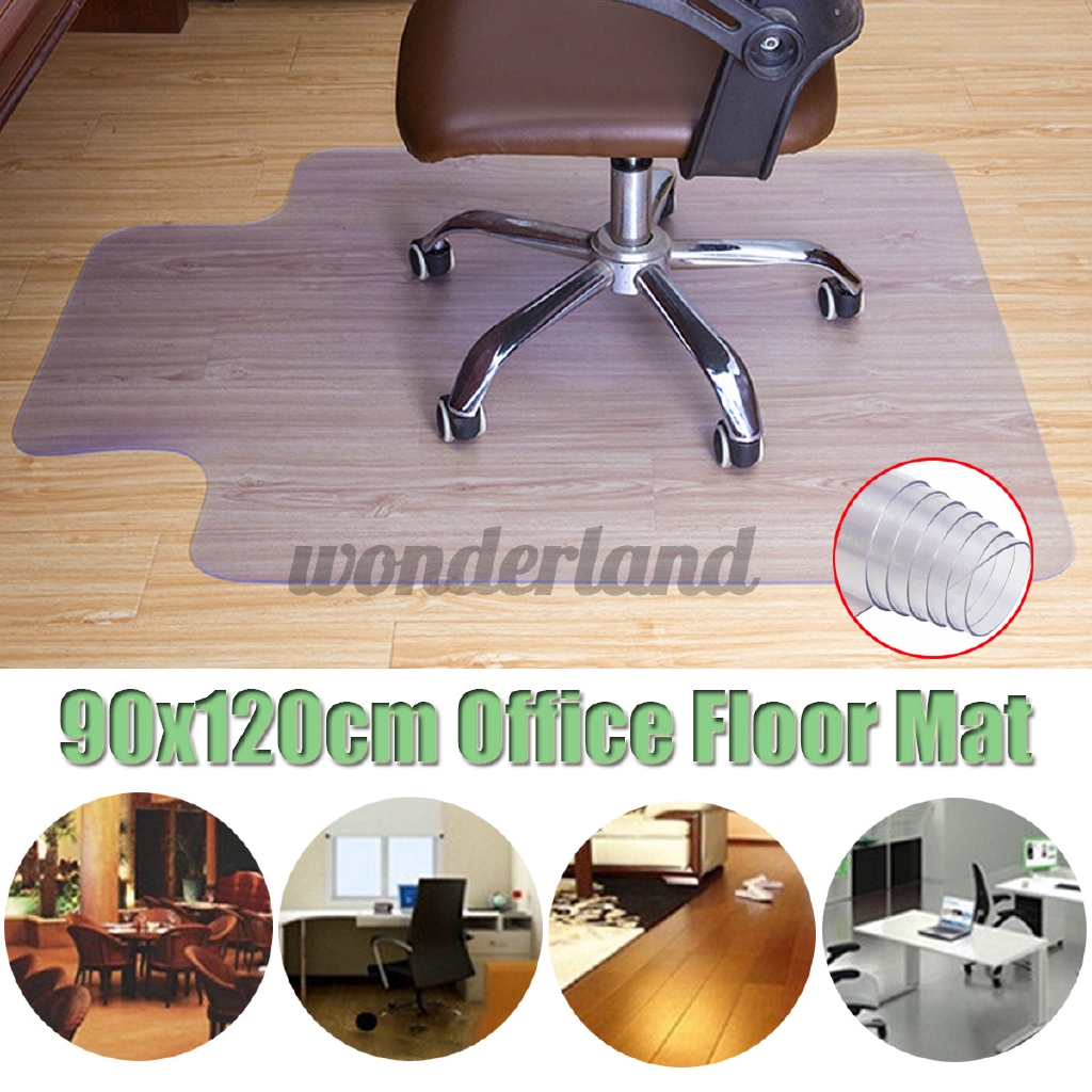 Clear Pvc Floor Mat Protector W Lip For Hard Wood Floors Home Office Desk Chair Shopee Philippines