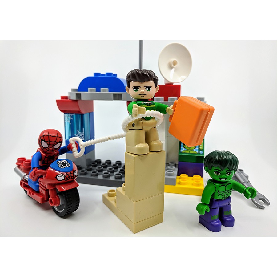 duplo hulk spiderman