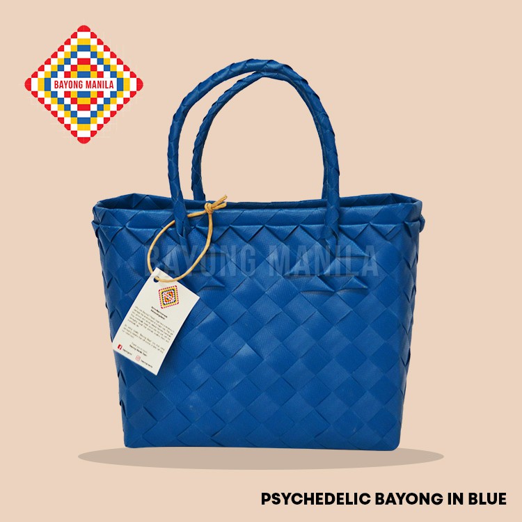 Bayongmanila Psychedelic Blue Bayong (Small) | Shopee Philippines