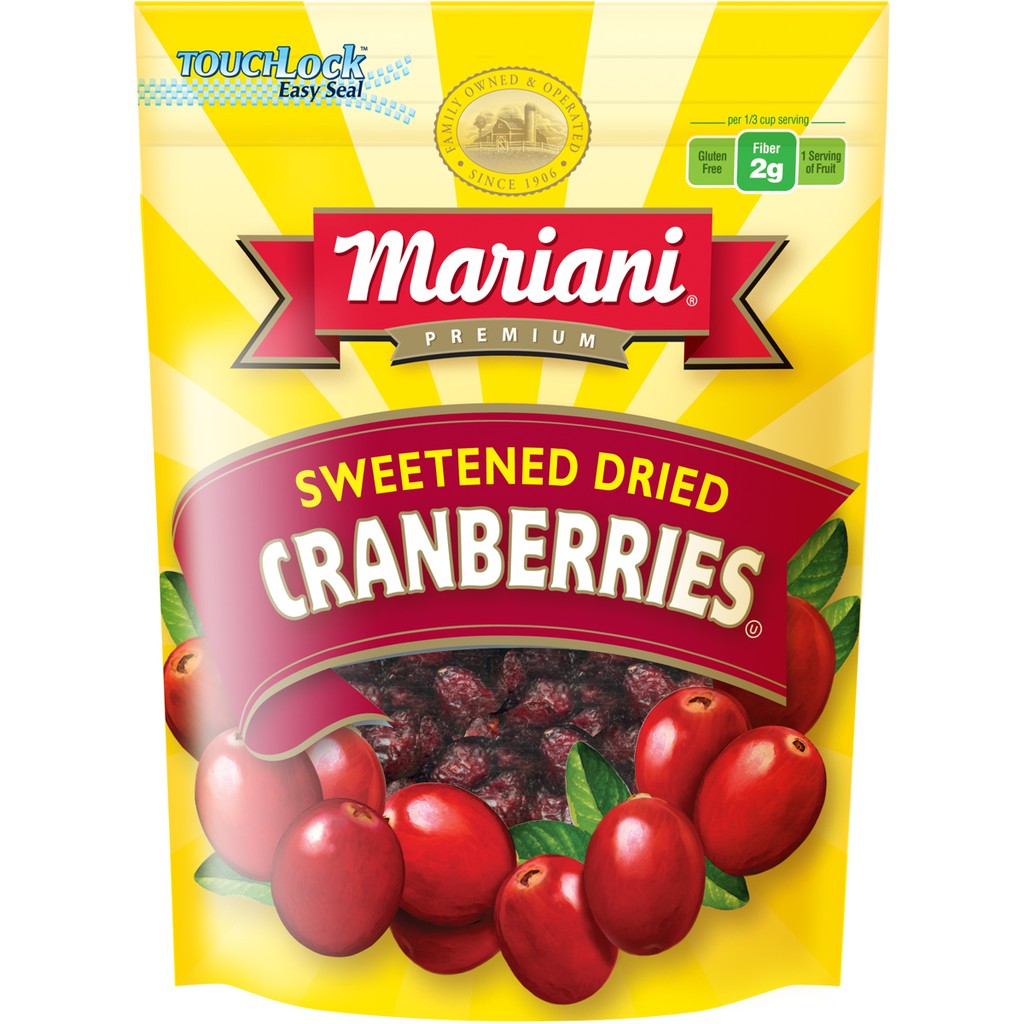 Mariani Sweetened Dried Cranberries 170g | Shopee Philippines