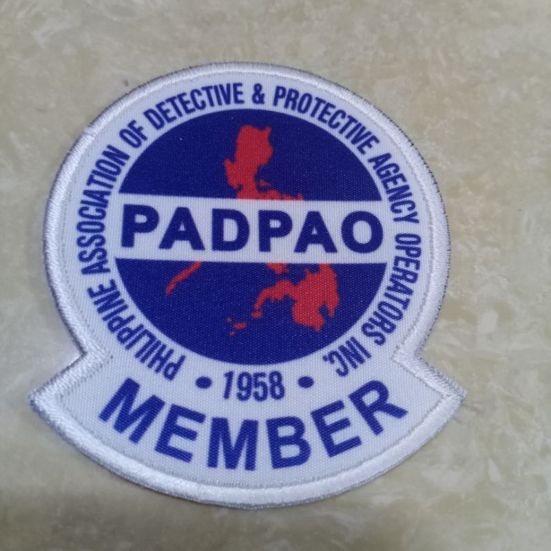 Padpao Patches Printed White Border