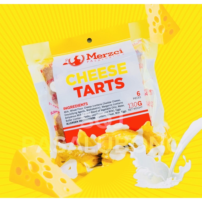 Merczi Cheese Tart (130g) 6pcs Bacolod Pasalubong Shopee Philippines