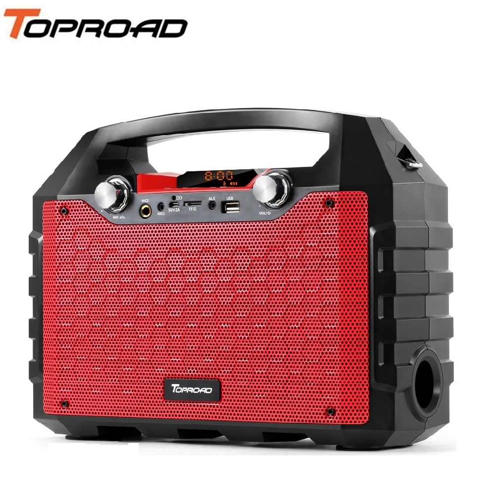 bluetooth speaker with fm radio and remote