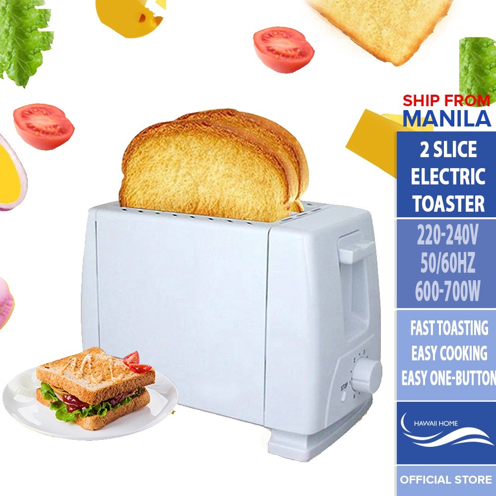 Authentic availableHawaii Home Fast and Easy Cooking 2 Slice Electric