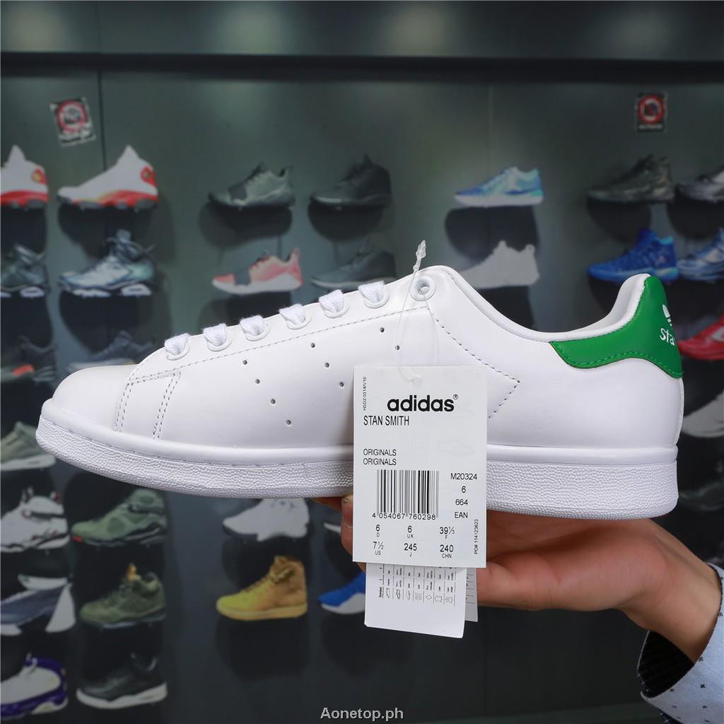 ADIDAS ORIGINALS STAN SMITH M20324 White Green | Shopee Philippines