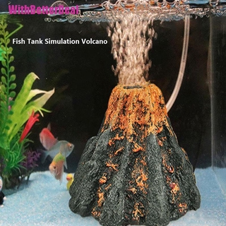 [Better] Aquarium Ornament Simulation Volcano Shape Resin Air Bubble Stone Fish Tank #1