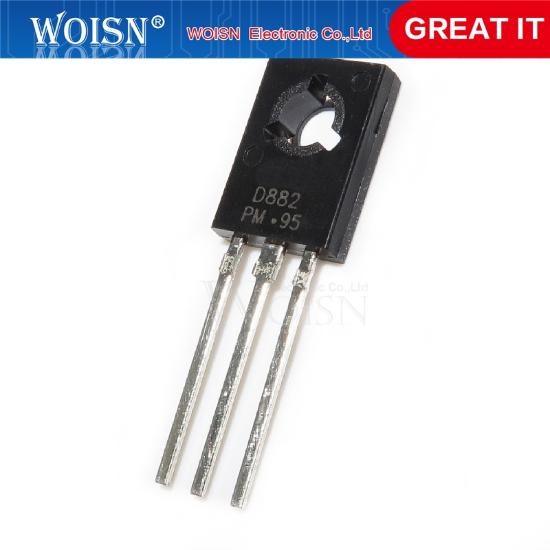 10pcs 2SD882 D882 882 NPN SILICON POWER TRANSISTOR NEC TO-126