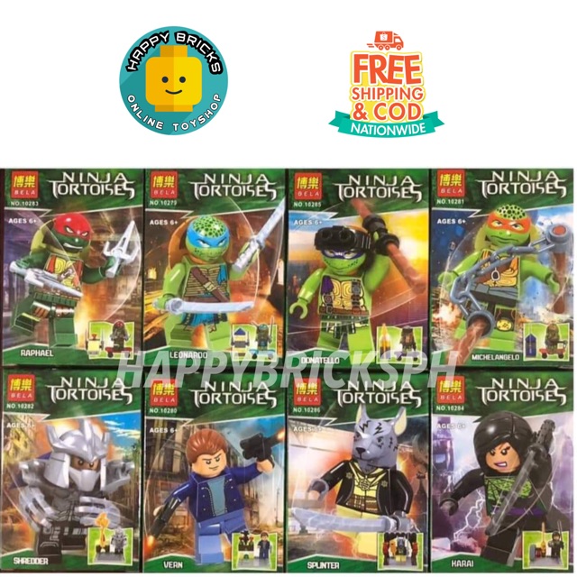 ninja turtle minifigures