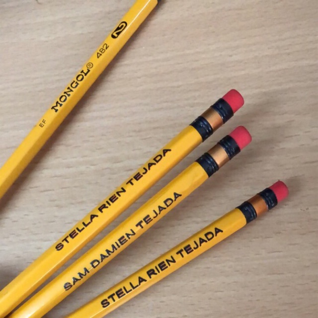 pencils with names