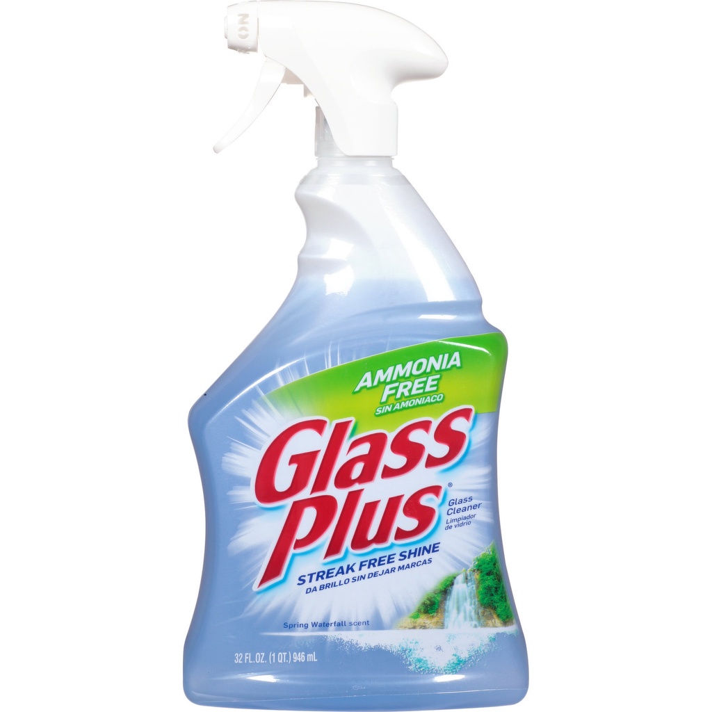 Glass Plus Streak Free Shine Ammonia Free Glass Cleaner 32oz (946ml