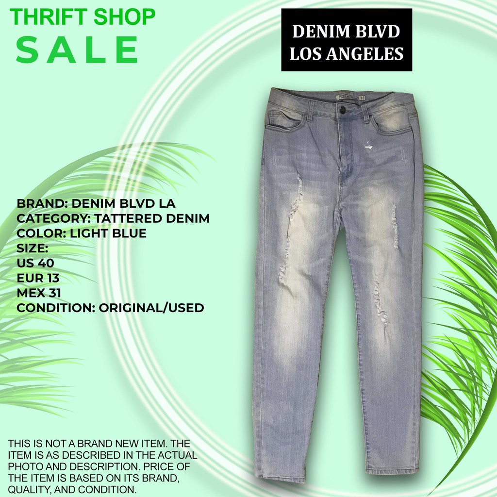 used denim