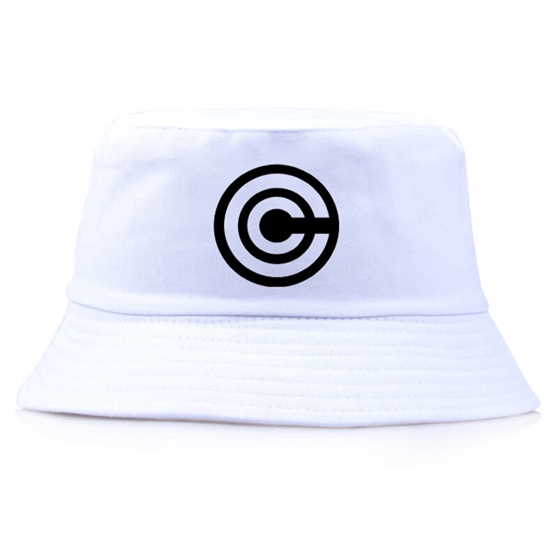 Dragon Ball Z Bucket Hat Men And Women Summer Print Cosplay Fisherman Hat Anime Capsule Company Panama Hat Gift White Shopee Philippines