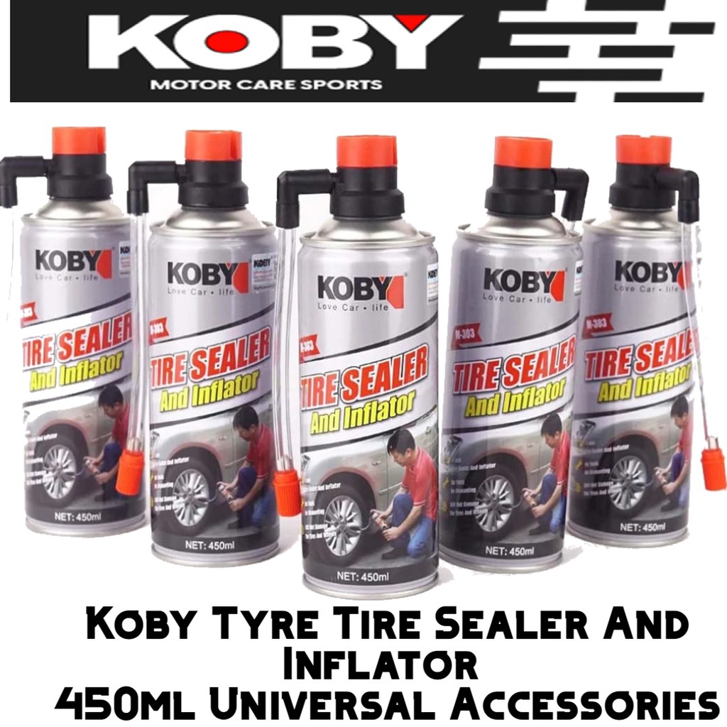 YAMAHA NMAX 2021 Motors Car Koby Tyre Tire Sealer And Inflator 450ml ...