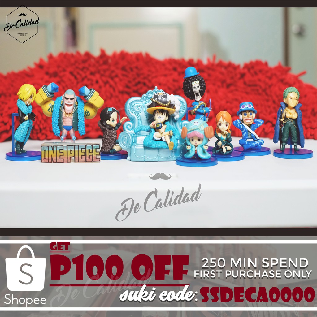 One Piece th Anniversary Set Of 10 Chibi Set Shopee Philippines
