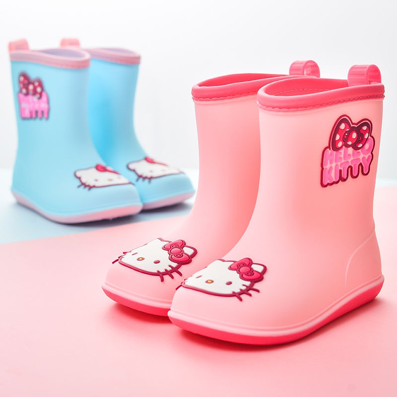New HelloKitty Hello Kitty children rain boots female non-slip plastic ...