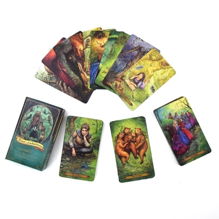 78PCS Forest Of Enchantment Tarot Oracle Cards English PDF Guidebook