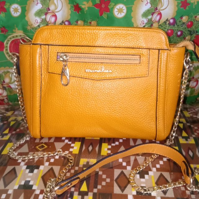 Monalisa sling bag(yellow) | Shopee Philippines