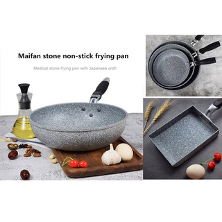 Christmas gifts Japanese Maifanite Stone Non-stick Pan Breakfast Frying Pan  Tamagoyaki Rolled #9