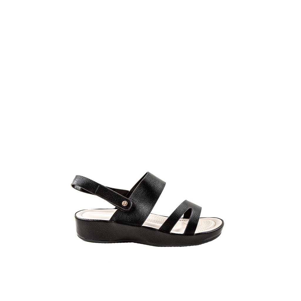 black velcro strap sandals