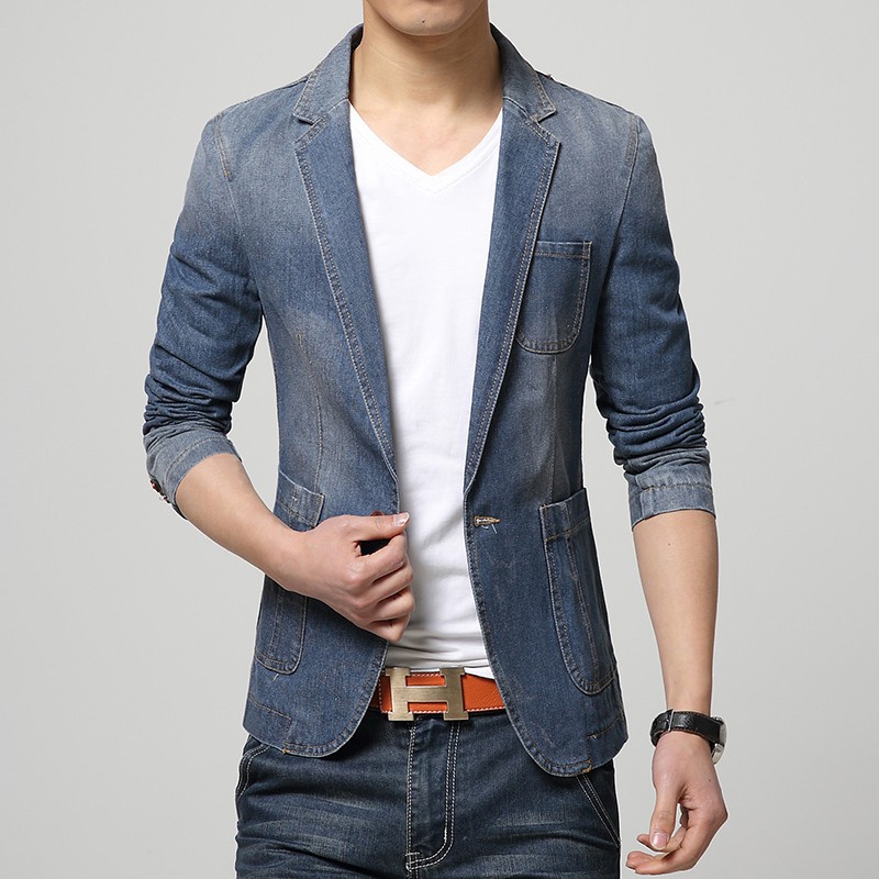 men's denim suit jackets