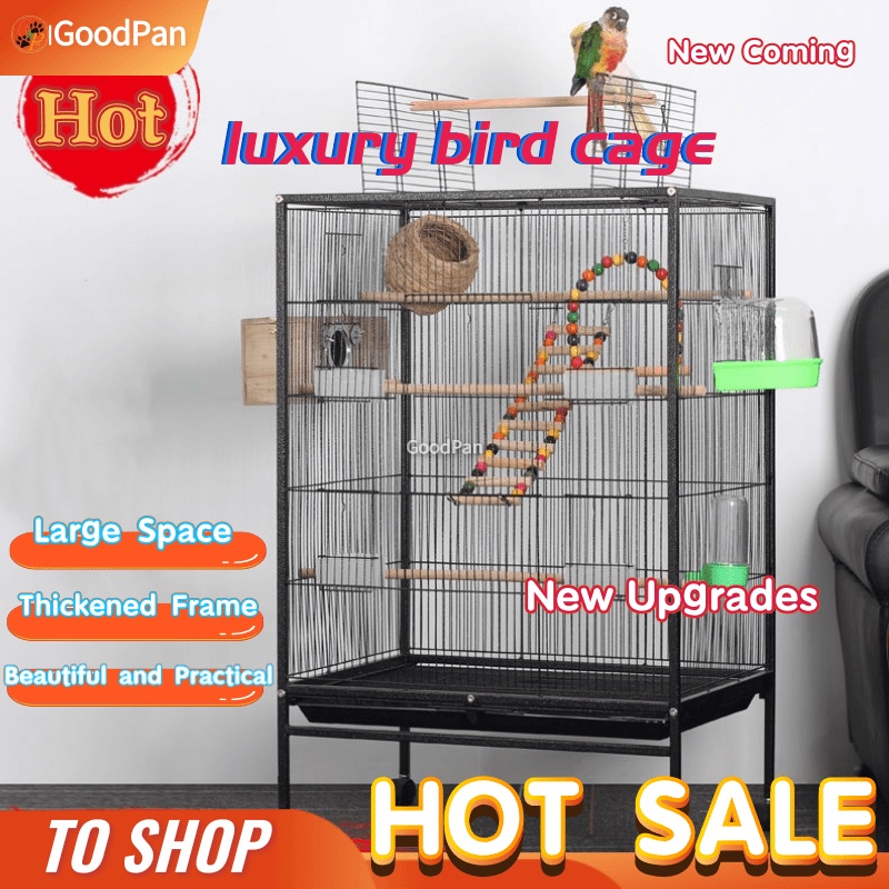 Sortie Glossary Acquisition Bird cage Big Parrot cage budgerigar cage large starling cardinal bird  peony parrot breeding cage | Shopee Philippines