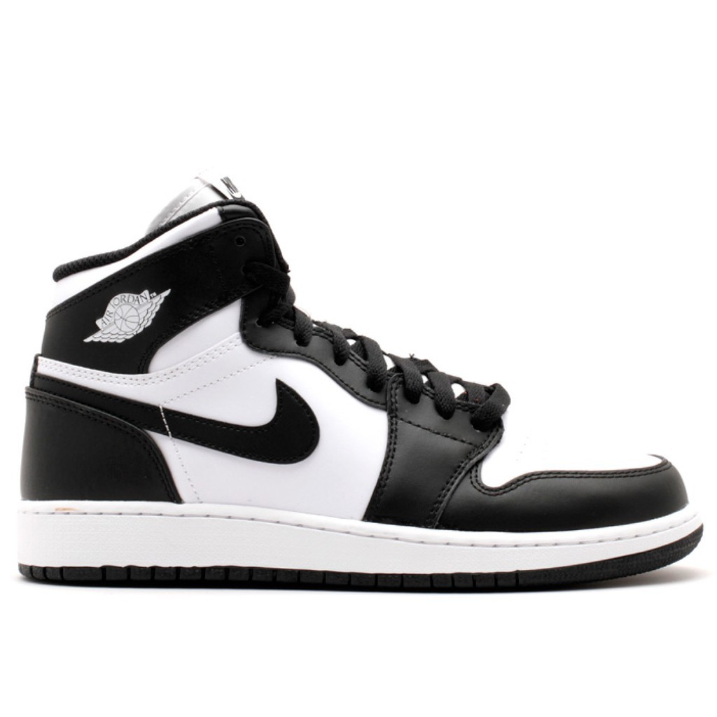 jordan 1s black and white