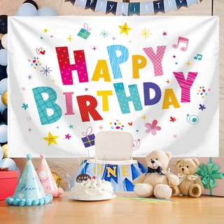 birthday background cloth birthday party background arrangement background  decoration birthday decoration | Shopee Philippines