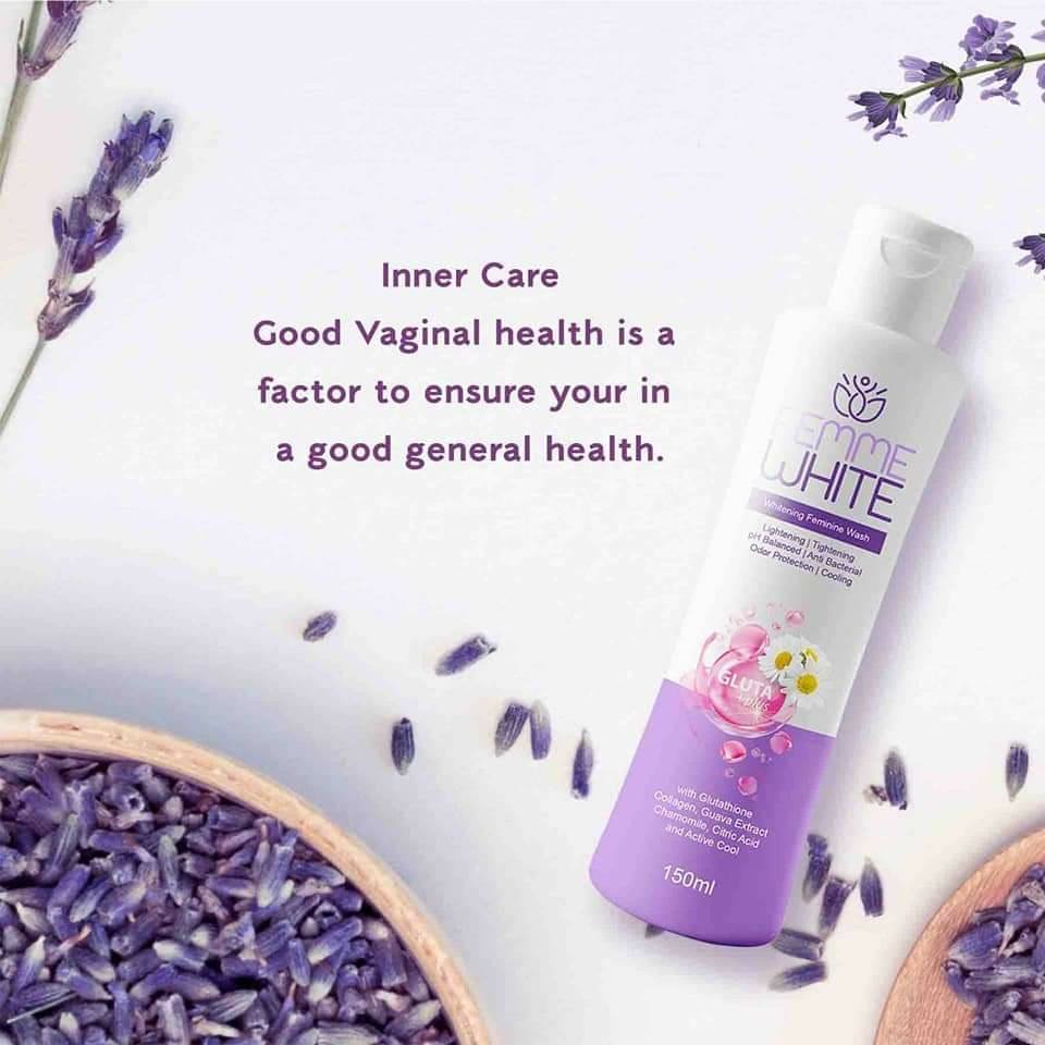 Femme White Feminine Wash Vaginal Rejuvenating Whitening And Tightening