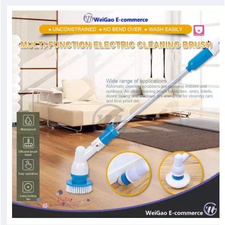 automatic bathroom cleaning brush