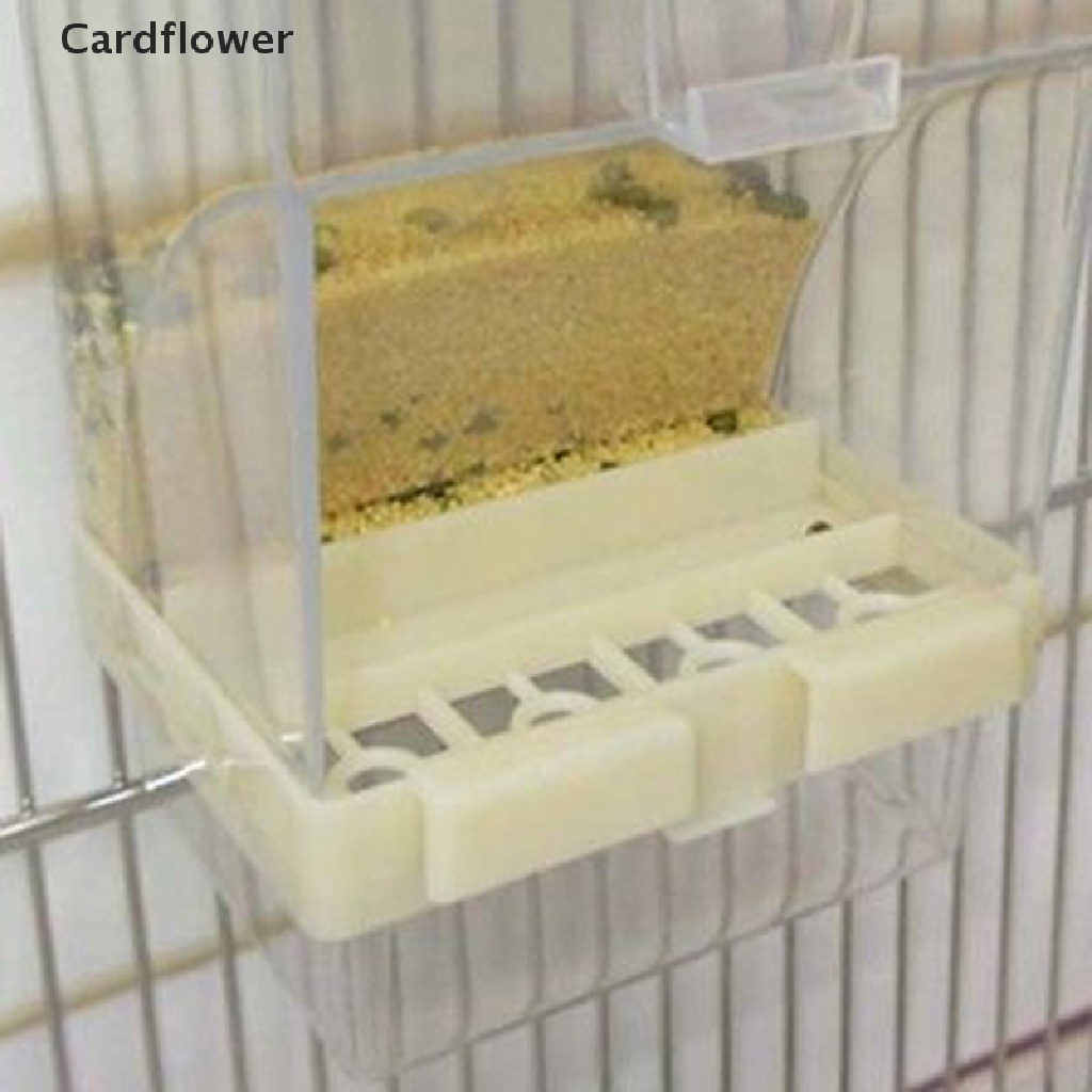 <Cardflower> Proof Bird Poultry Feeder Automatic Acrylic Food Container Parrot Pigeon Splash
 On Sale #5
