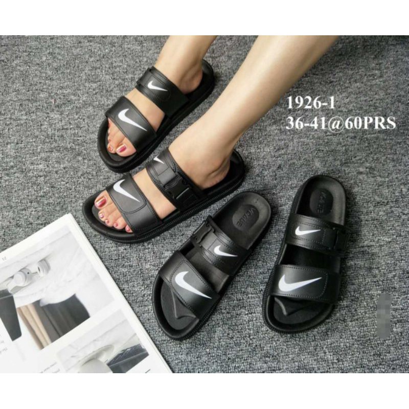 nike sandals two strap