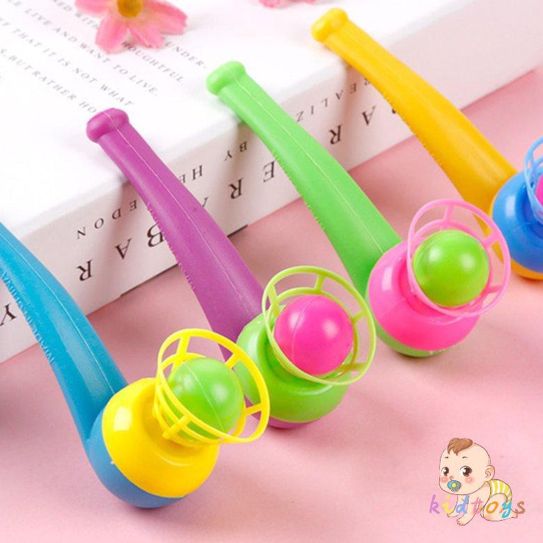 【kidtoys】Plastic Floating Children Blow Balls Tube Toy Plastic ...