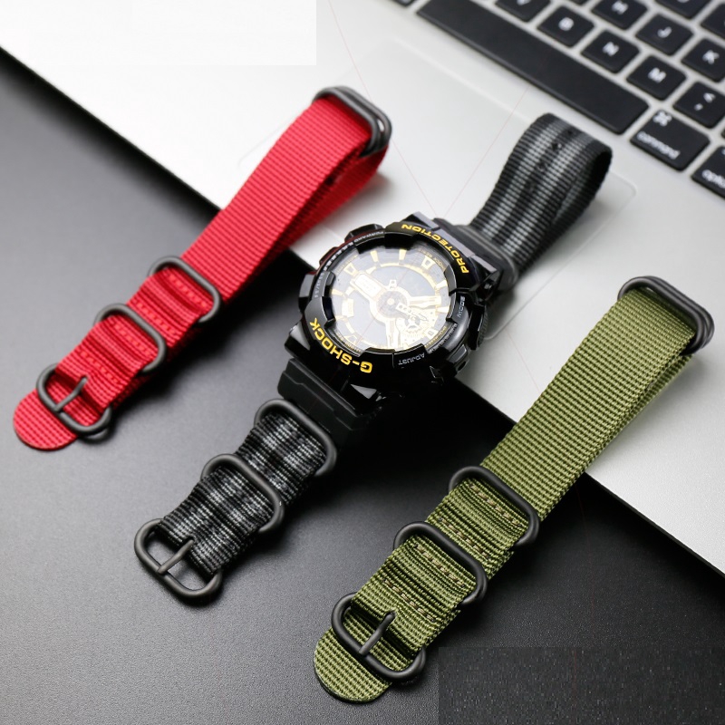 Nato Nylon Watch Band Strap Kit For Mil Shock 5600 Gwm5610 Dw6600 Gw6900 2310 G100 Shopee Philippines