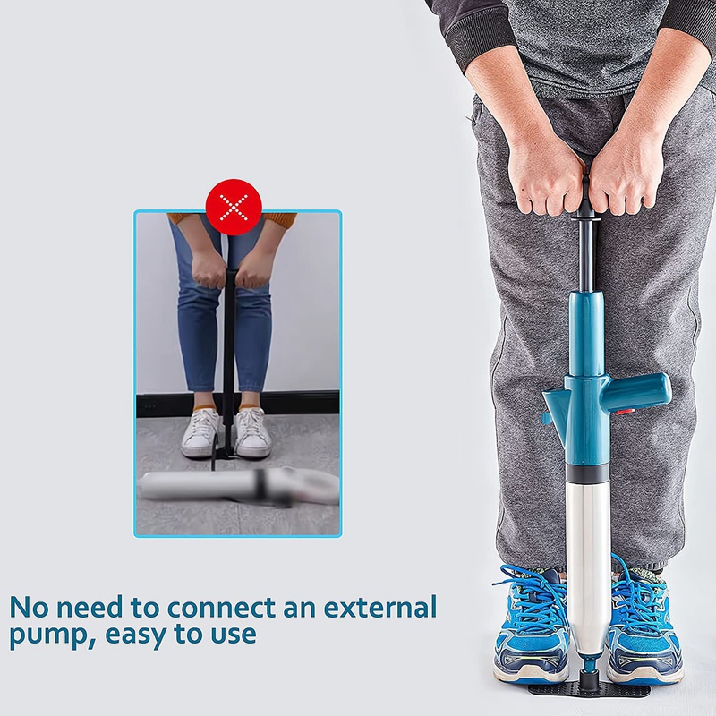 Toilet Cleaner Drain Declogger Air Plunger High Pressure Toilet Plunger