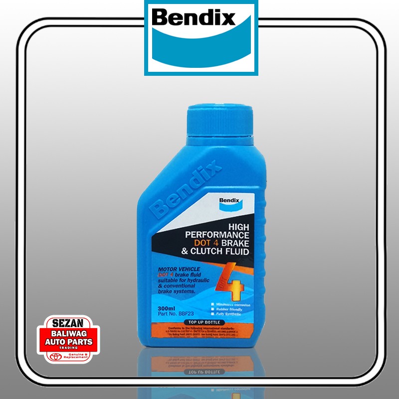 BRAKE & CLUTCH FLUID DOT 4 300ML HIGH PERFORMANCE BENDIX BBF23 Shopee Philippines