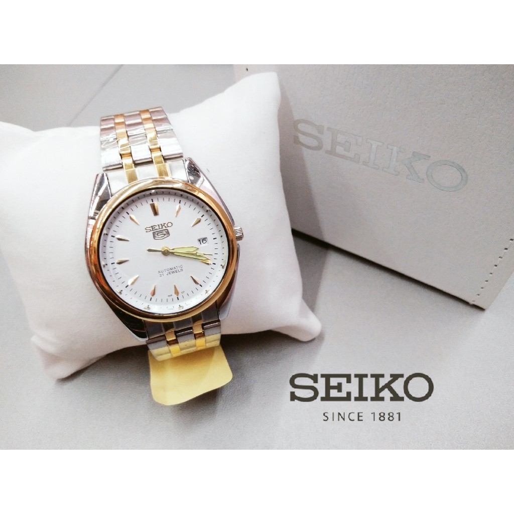Seiko 5 Men's watch water resistant(battery operated) Shopee Philippines