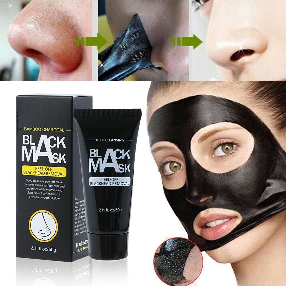 black peel off mask