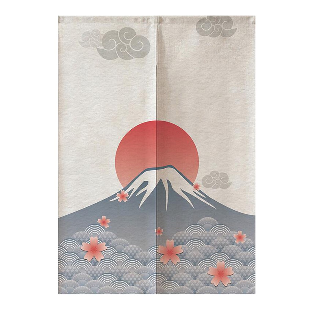 Room Divider Japanese Noren Doorway Tapestry Curtains Cafe 75x120cm Style 2 