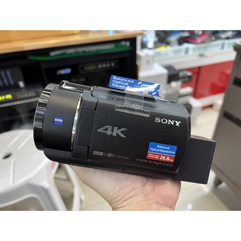 Sony Handycam FDRAX43 4K video recording camera, complete box