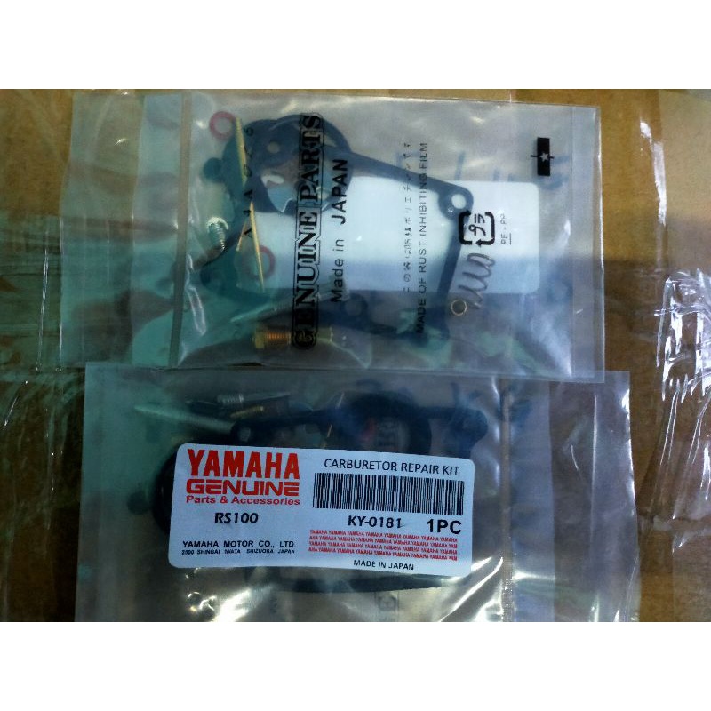 CARBURETOR REPAIR KIT RS100 YAMAHA | Shopee Philippines