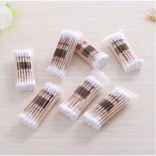 Double head wood cotton buds cotton swabs cotton buds small #5
