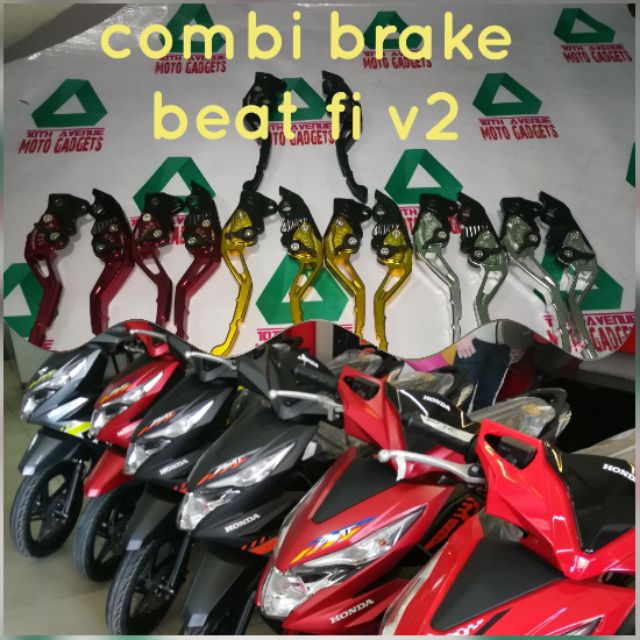 Honda beat fi v2 combi brake lever set v3  Shopee Philippines