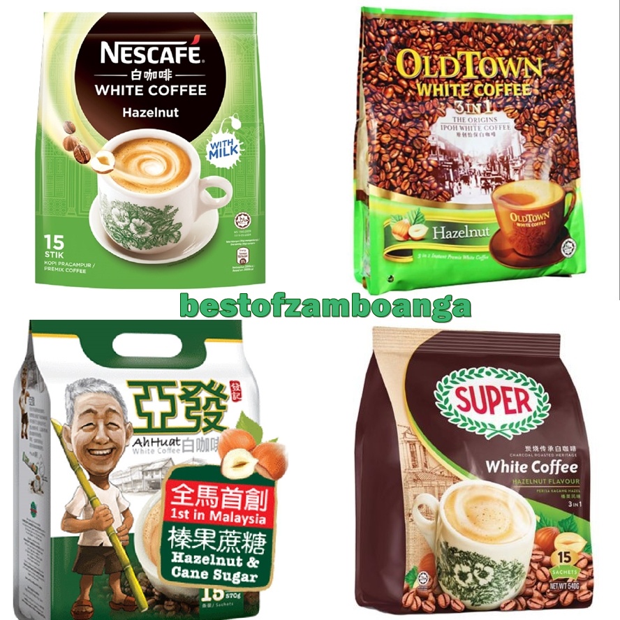 Old Town / Ah Huat / Nescafe / Super Charcoal Hazelnut Coffee | Shopee ...